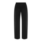 ‘Leileen’ broek met strass-steentjes Munthe , Black , Dames