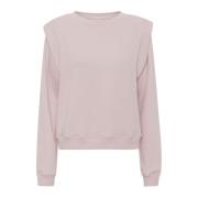 Handhaaf Sweatshirt Blanche , Pink , Dames