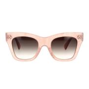 Chique enonchalante Cat-Eye Zonnebril Celine , Pink , Unisex