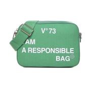 Cross Body Bags V73 , Green , Dames