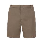Bruine Bermuda Shorts Dondup , Brown , Heren