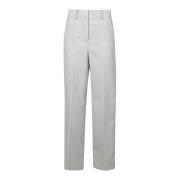 Stijlvolle Side-Strip Broek Sacai , Gray , Dames