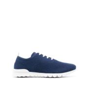 Blauwe Sneakers met 3.0cm Hak Kiton , Blue , Heren