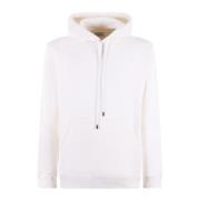 Witte Hoodie Dondup , White , Heren