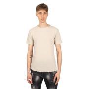 Casual Ronde Hals T-Shirt Xagon Man , Beige , Heren