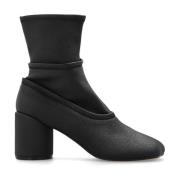 Anatomische enkellaarzen met hak MM6 Maison Margiela , Black , Dames