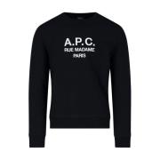 Zwarte Sweaters voor Heren A.p.c. , Black , Heren