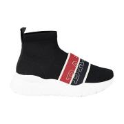 Verhoogde Slip-On Sneakers voor Dames Bally , Black , Dames