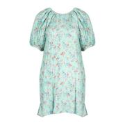 Bloemen Mini Jurk Silvian Heach , Green , Dames