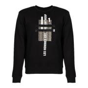 Sweatshirt Les Hommes , Black , Heren