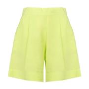 Shorts met hoge taille en losse pasvorm Liu Jo , Green , Dames