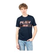 Klassieke Framelon T-shirt Plein Sport , Blue , Heren