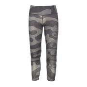 Sportieve Camouflage Grijze Leggings Moncler , Gray , Heren