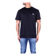 Zwarte T-shirts en Polos met Fred Perry Logo Raf Simons , Black , Here...