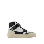 Urban High-Top Sneakers in Wit/Multikleur Leer Ami Paris , Multicolor ...