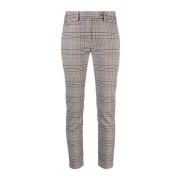 Grijze Prince of Wales Check Broek Dondup , Gray , Dames