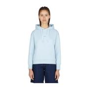 Luxe Hoodie met Logo Motief A.p.c. , Blue , Dames