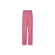 Luca Pantalon in Stoffig Roze Dante 6 , Pink , Dames