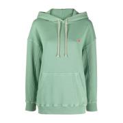 Logo Patch Hoodie Autry , Green , Dames