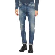 Moderne Slim-Fit Jeans Dondup , Blue , Heren
