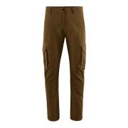 Stretch Katoenen Cargo Broek BomBoogie , Brown , Heren