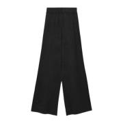 Wide Trousers Hinnominate , Black , Dames