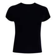 Zwart T-shirt met korte mouwen Vince , Black , Dames