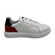 Witte leren herensneakers - Maat 40 Peuterey , White , Heren