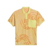 Logo Twist Polo Shirt Jacquemus , Yellow , Heren