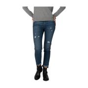 Straight Fit Jeans Liu Jo , Black , Dames