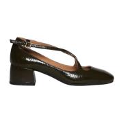 Verde Kruisband Ballerina`s Roberto Festa , Black , Dames