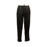 Zwarte broek van katoenmix met elastische tailleband Peuterey , Black ...