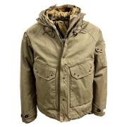 Olive Winbreaker Anorak, Ojj, Gevuld met dons Ten C , Beige , Heren