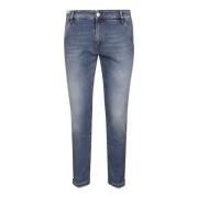 Indie Slim Fit Jeans van Katoenmix PT Torino , Blue , Heren