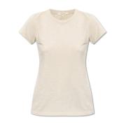 T-shirt van biologisch katoen Rag & Bone , Beige , Dames