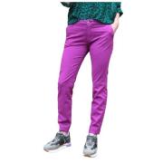 Jacqueline Curvy Chino Broek Mason's , Purple , Dames