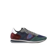 Blauw Groene Tropez Mondial Sneakers Philippe Model , Multicolor , Her...