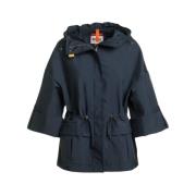 Oversized Hooded Parka Hailee Parajumpers , Blue , Dames