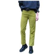 Hoge taille Rechte Jeans Islow , Green , Dames