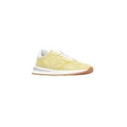 Lime Lage Sneakers met Rubberen Zool Philippe Model , Yellow , Dames