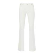 Hoge Taille Flared Jeans Liu Jo , White , Dames