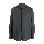 Katoenen Shirt, 100% Katoen A.p.c. , Gray , Heren