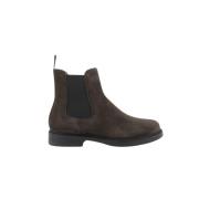 Suede Chelsea Laars met Rubberen Zool Henderson Baracco , Brown , Here...