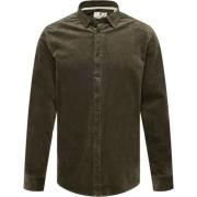 Corduroy Overhemd - Regular Fit Anerkjendt , Green , Heren