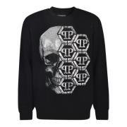 Zwarte Sweaters voor Heren Philipp Plein , Black , Heren