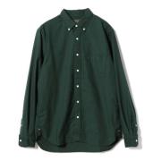 Premium Oxford Overhemd Groen Beams Plus , Green , Heren