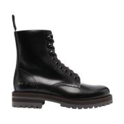 Bruine Combat Boot 3621 Common Projects , Brown , Dames