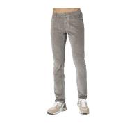 Slim Fit Corduroy Jeans in Taupe Grijs Jacob Cohën , Gray , Heren