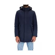 Blauwe Nylon Parka Jas RefrigiWear , Blue , Heren