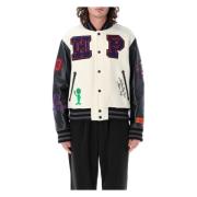 HP Patches Varsity Bomber Jacket Heron Preston , Multicolor , Heren